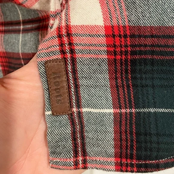 Plaid Roots Button-Up Shirt Red/Green - Picture 8 of 10